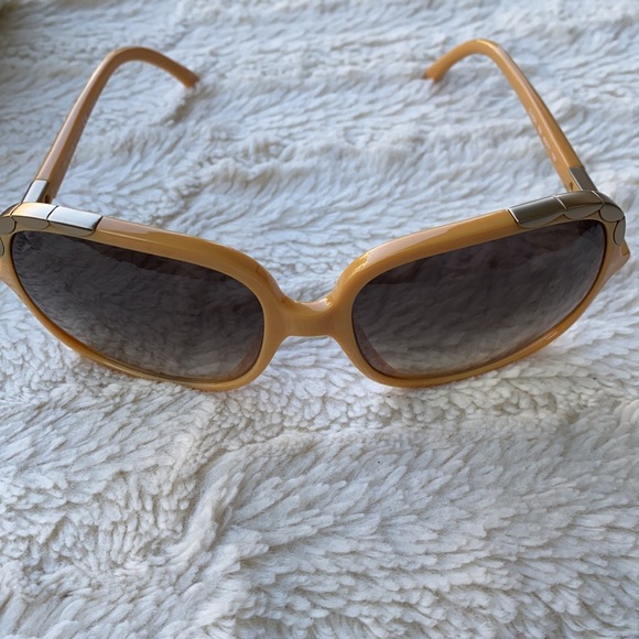 Yellow Chloe Sunglasses main image 11